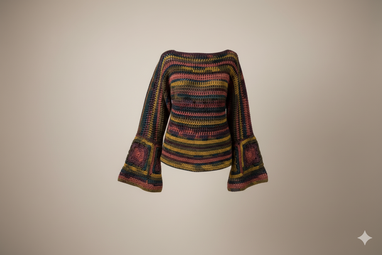 بلوزة كروشيه 5