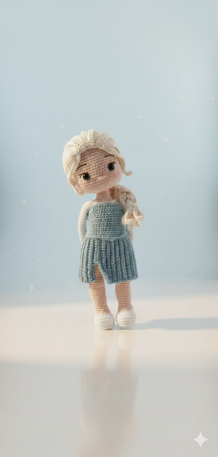 عروسة كروشيه يدوية بتصميم فخم | One Piece | هدية مميزة و ناعمة